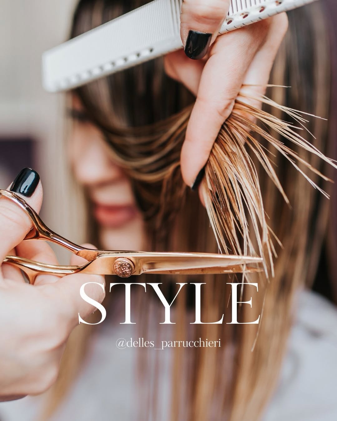 Lavoro di hairstyling Delles Parrucchieri - trasformazione 12